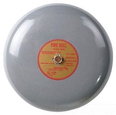 Edwards Signaling 439D-6AW-R Vibrating Fire Alarm Bell 6 Inch Diameter 24V DC Red