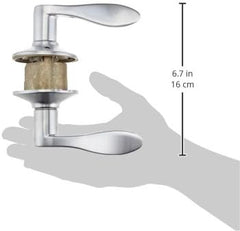 Schlage F10-ACC-626 Accent Lever Hall and Closet Lockset Satin Chrome