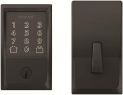 Schlage BE489WB-V-CEN-622 Encode Smart Wi-Fi Deadbolt with Century Trim Matte Black