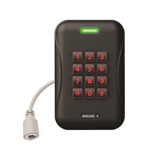 Schlage RCK15 Multi-Technology IP Reader Controller with Keypad Single Gang Mount Black RCK15 BLK