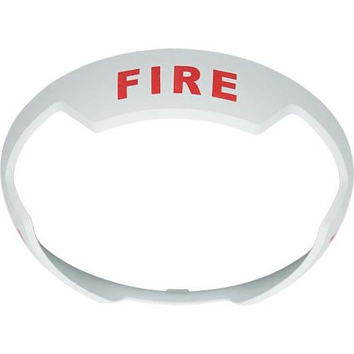 System Sensor BZWC-F L-Series White Ceiling Bezel Kit Fire Mark