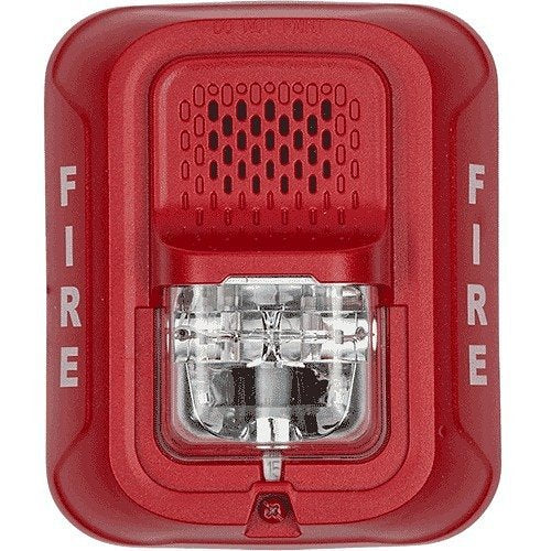 System Sensor P4RL Horn Strobe 4-Wire Wall Mount FIRE Red