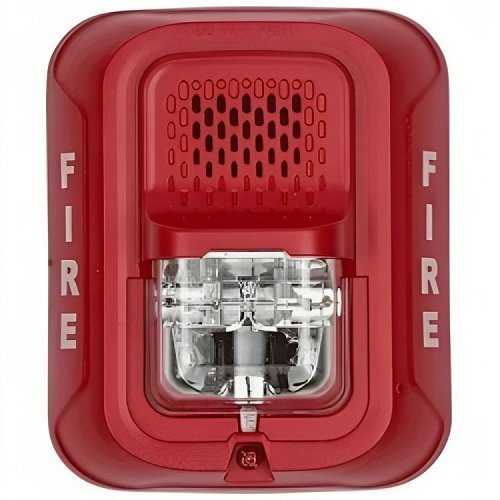 System Sensor P2GRLED L-Series 2-Wire LED Horn Strobe Wall-Mount Red