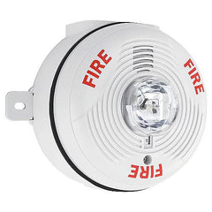 System Sensor PC2WK SpectrAlert Advance Outdoor Horn Strobe 2-Wire Ceiling Mount FIRE Marking