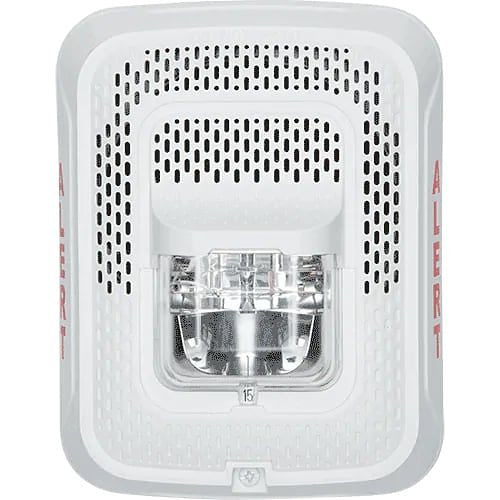 System Sensor SPSWL-CLR-ALERT L-Series Speaker Strobe Clear Lens ALERT White