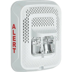 System Sensor SPSWL-CLR-ALERT L-Series Speaker Strobe Clear Lens ALERT White