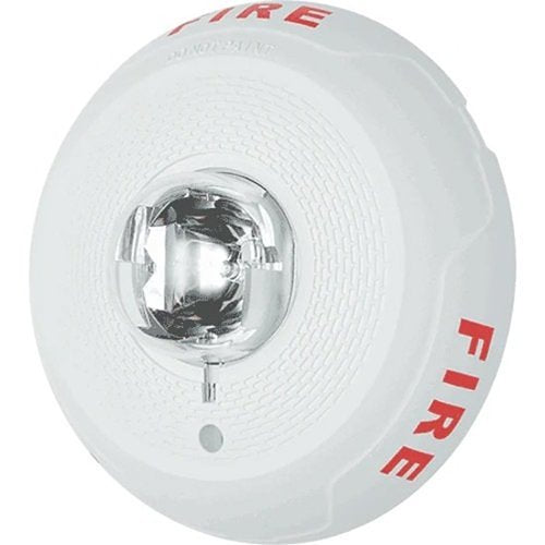 System Sensor SCWL L-Series Indoor Selectable Output Ceiling Mount Strobe Fire Alarm White