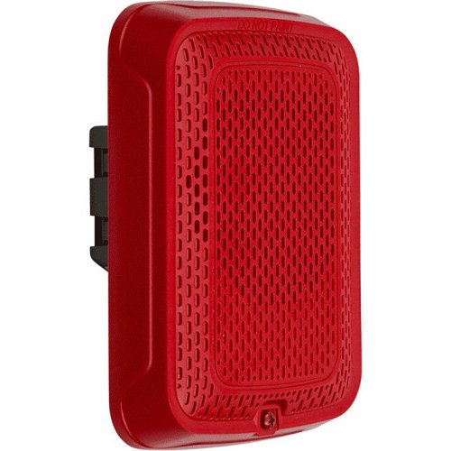 System Sensor SPRL L-Series High Fidelity Indoor Speaker 2 Watt Wall Mount Red