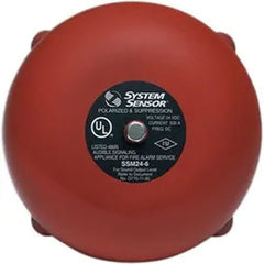 System Sensor SSM24-6 Alarm Bell 24V DC 6 Inch Red