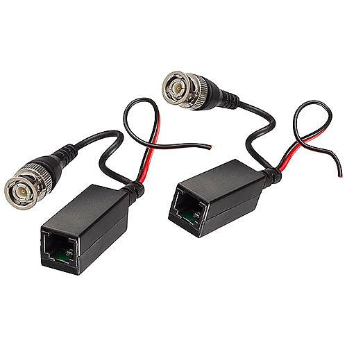 Triplett BLN-PVRJ452 Video Balun BNC Male with Power Lead RJ45 Female 1-Pair