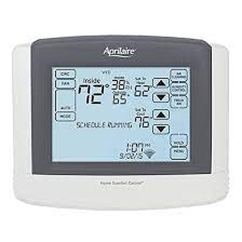 Aprilaire 8910W Wi-Fi Thermostat Programmable Touchscreen IAQ Control White