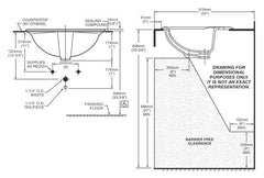 American Standard 0476.028.222 Aqualyn Drop-In Oval Bathroom Sink with Vitreous China in Linen