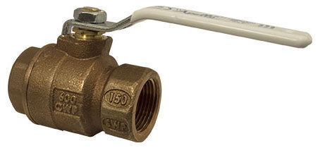 Apollo Valve 77CLF-107-27A 1-1/2 Inch Ball Valve, Full Port, Latch Locking Lever Handle, Lead-Free