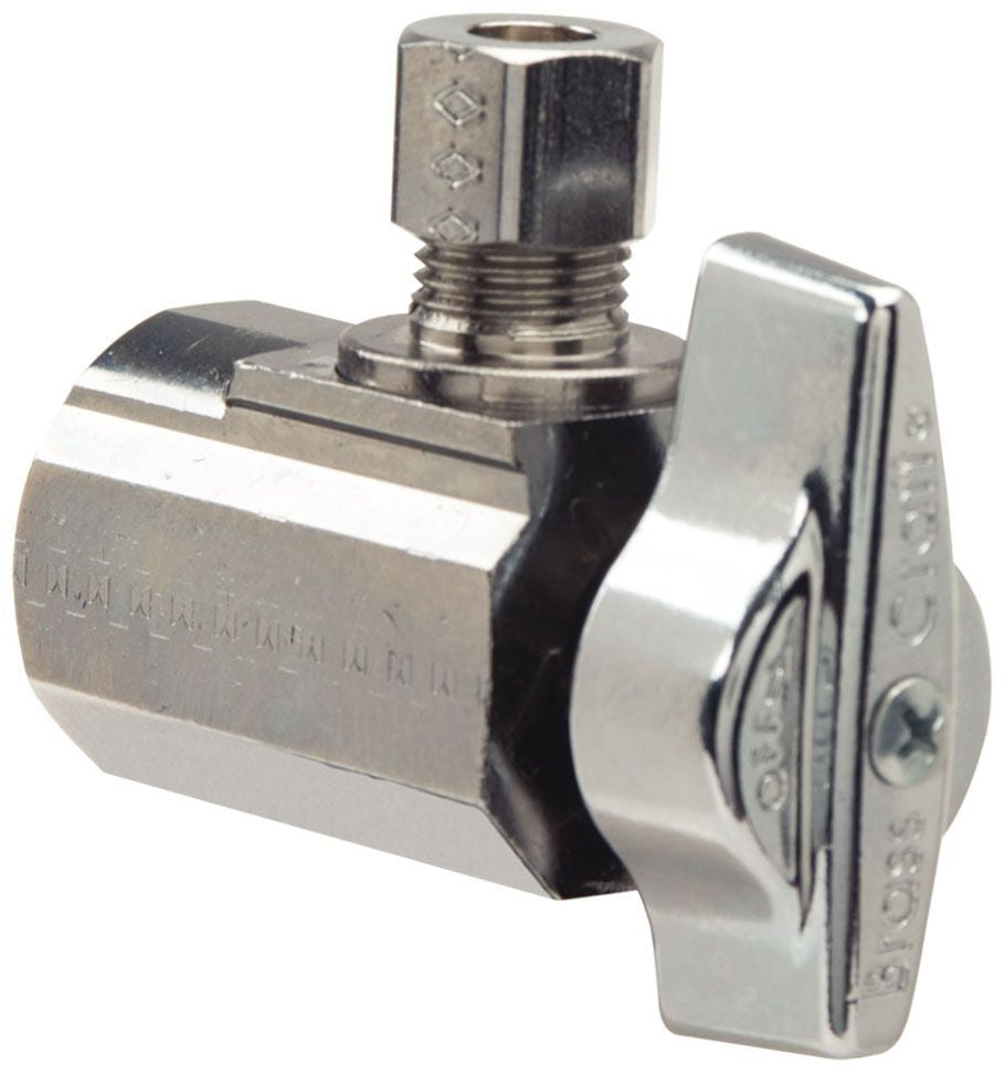 BrassCraft KTR07X-C Angle Stop Valve Chrome Plated Lead-Free