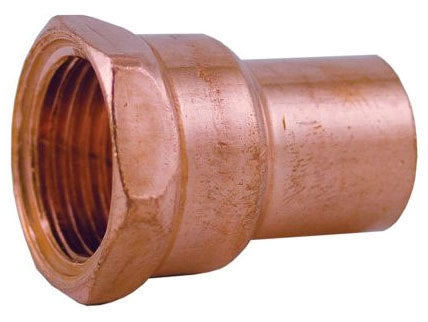 Jones Stephens C75117 1-1/4 Inch Copper Female Adapter For Plumbing and HVAC