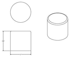 Jones Stephens C75056 1/4 Inch Tube Cap Copper Fittings