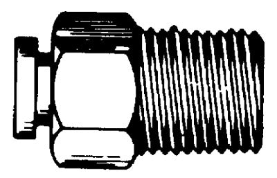 Holyoke Fittings 768-46 Male Adapter Straight Male Connection for Plumbing and Industrial Applications