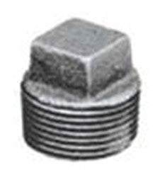 Matco-Norca ZMBPL06 1-1/4 Inch MPT Black Malleable Iron Square Head Plug 150 PSI Lead-Free