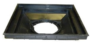 NDS 1830 Low Profile Catch Basin Adapter Kit for Yard/Area Drain 18 Inch x 18 Inch Black