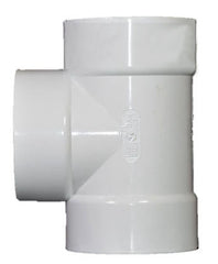 NDS 6P01 6-INCH PVC SANITARY SEWER TEE WHITE SOLVENT WELD REPLACEMENT 6P01