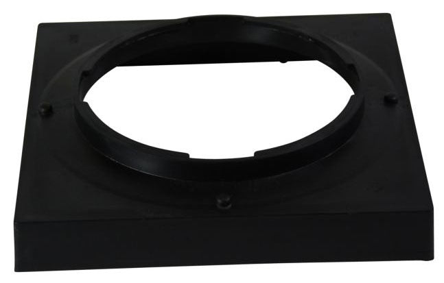 NDS 930 9 Inch x 9 Inch Low Profile Adapter Black