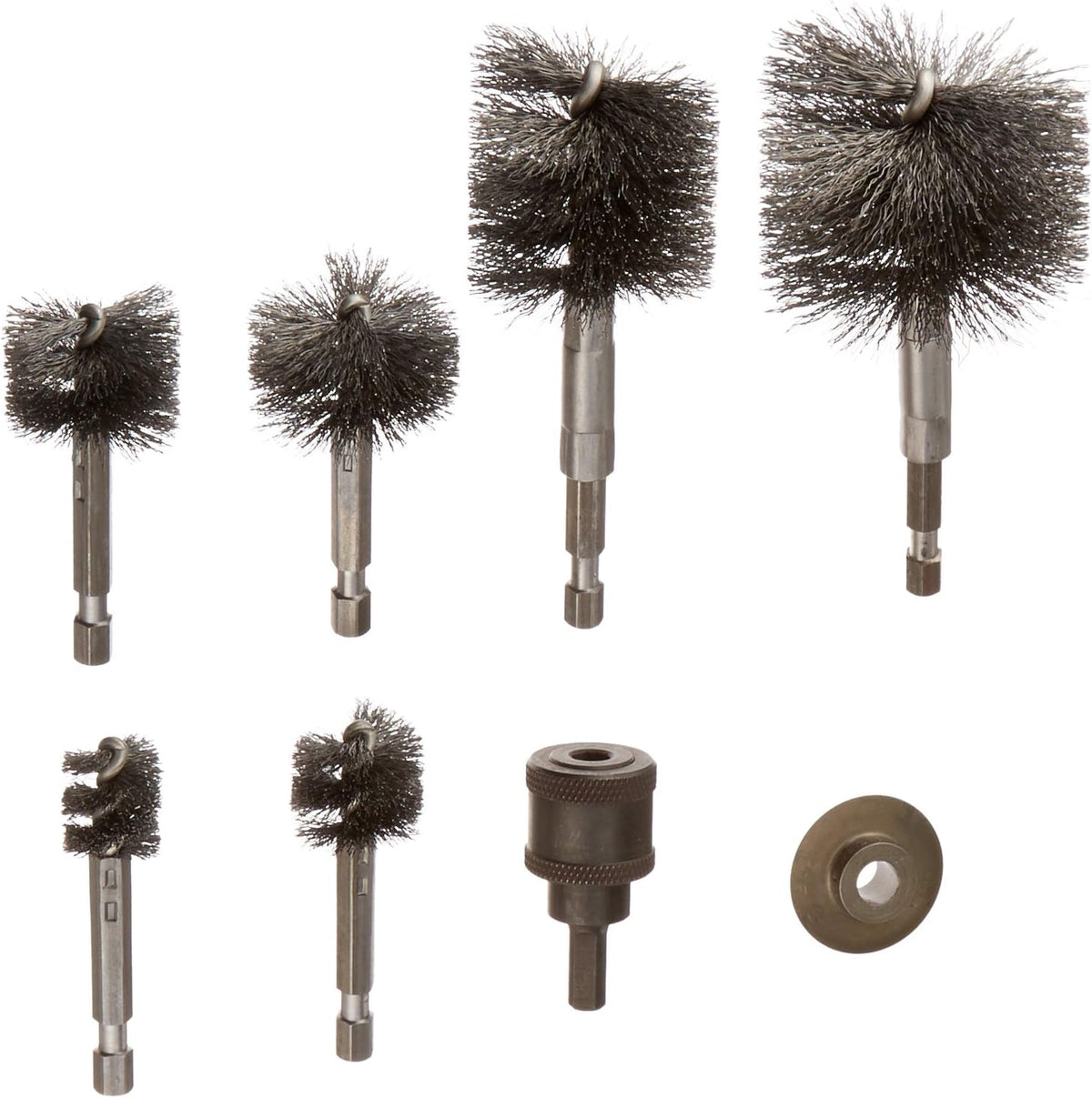 RIDGID 93707 Kit, Fitting Brush 122 - Comprehensive Brush Kit for Pipe Fittings