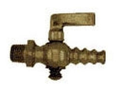 Apollo Valves 44-101-01 Air Cock Satin Brass Lever Handle