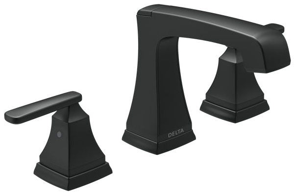 Ashlyn 3564-BLMPU-DST 5-1/4 Inch H x 4-1/8 Inch Clearance x 5-1/8 Inch Reach Matte Black Bathroom Sink Faucet