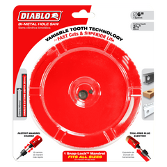 Diablo DHS5000 Snap-Lock 5 Inch Hole Saw Mandrel System