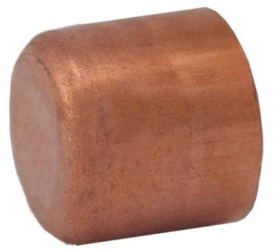 Jones Stephens C75067 Copper Tube Cap 4 Inch Round Head