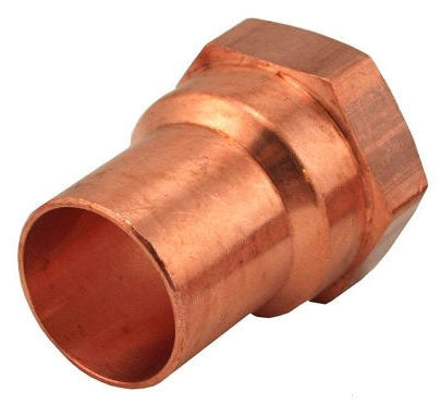 Jones Stephens C75395 3/4FTG x 3/4FIP Wrot Copper Female Adapter