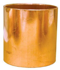 Jones Stephens C75418 1-1/4 Inch x 1-1/4 Inch Female Soldered x Female Soldered Wrot Copper Coupling