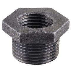 Matco-Norca ZMBBU0503 Malleable Iron Bushing 1 Inch x 1/2 Inch Black