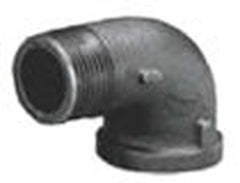 Matco-Norca ZMBLST9000 1/8 inch 90 Degree Black Malleable Iron Street Elbow