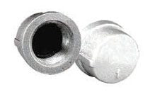 Matco-Norca ZMGCA00 Galvanized Malleable Cap 1/8 Inch Silver