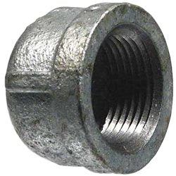 Matco-Norca ZMGCA00 Galvanized Malleable Cap 1/8 Inch Silver