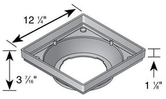 NDS 1230 Low Profile Adapter for 3, 4, 6, 8 Inch Sewer and Drain Pipe