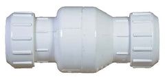 NDS 1500-12 1-1/4 Inch PVC Swing Check Valve Compression 125 PSI Lead-Free