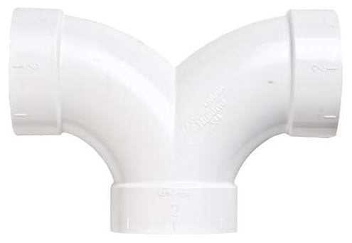 NuTone CF384 2 Inch Central-Vac 3 Way Elbow