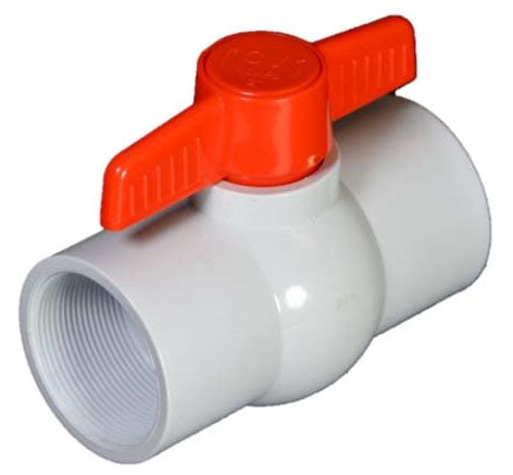 NDS E1320-10 Ball Valve Schedule 40 White PVC