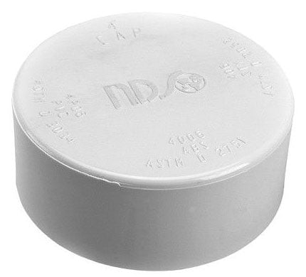 NDS 4P06 PVC Sewer and Drain Cap