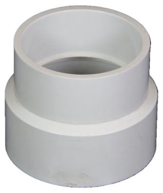 NDS 3P17 PVC Adapter Solvent Weld White