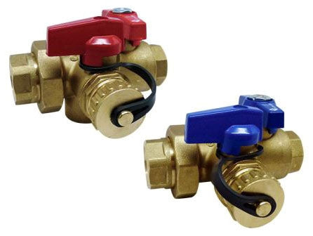 Red-White Valve 3420RAB_3/4 Brass Tankless Water Heater Isolation Valve Kit 200000 BTU/hr