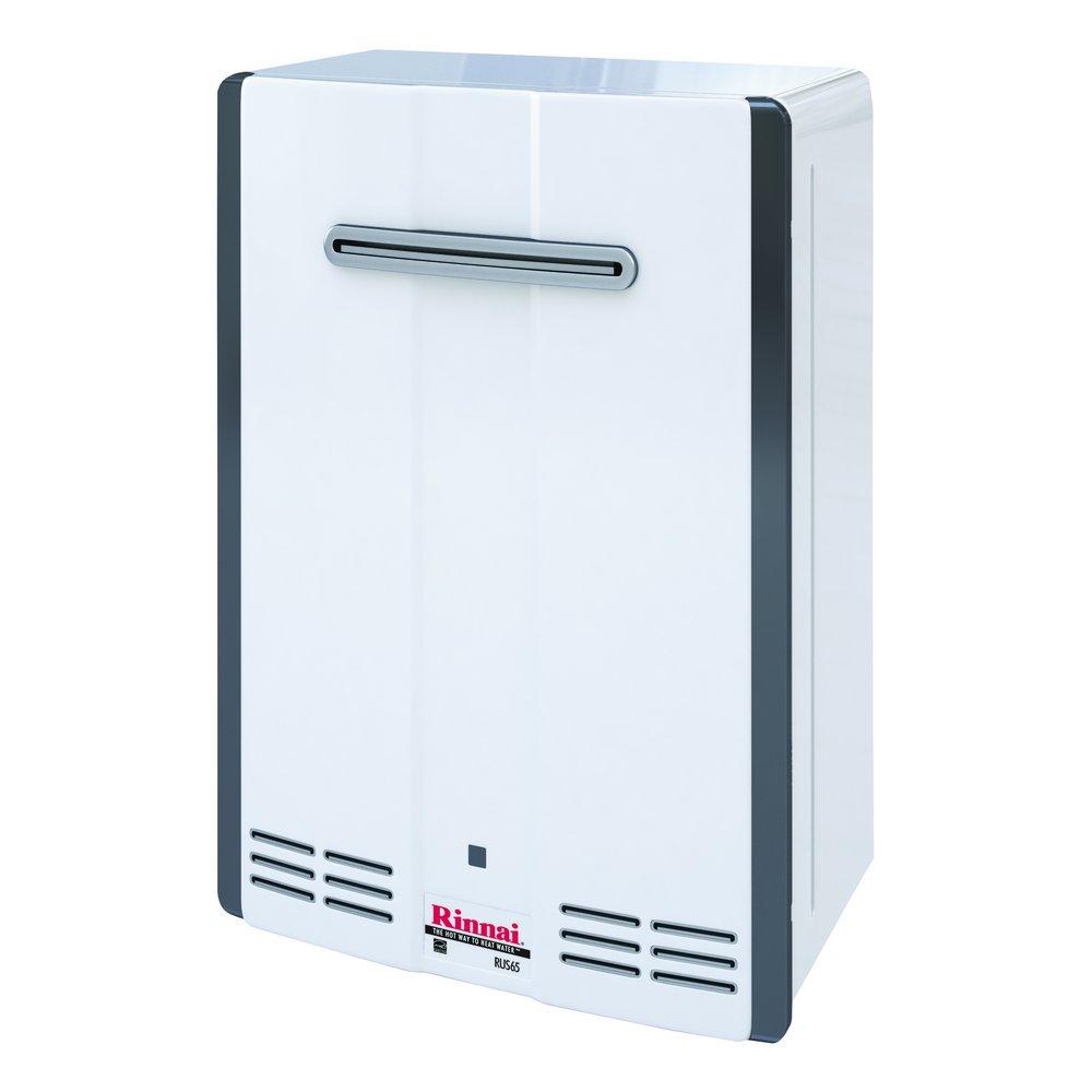 Rinnai RUS65EN Ultra Series 130,000 BTU Natural Gas Tankless Water Heater - Outdoor Installation