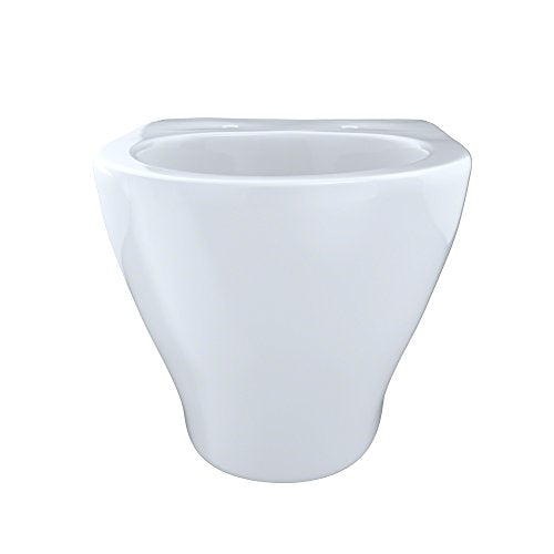 TOTO CT418F#01 Aquia Elongated Toilet Bowl Vitreous China Cotton