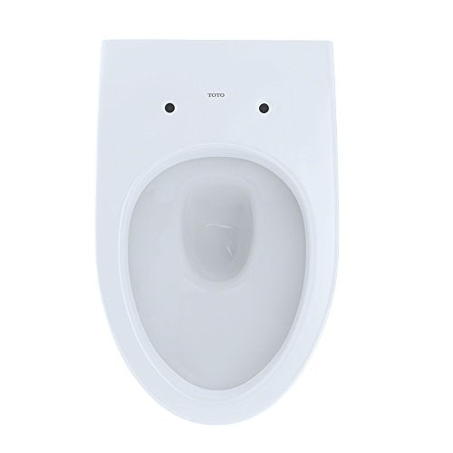 TOTO CT418F#01 Aquia Elongated Toilet Bowl Vitreous China Cotton