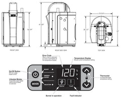 State Industries GPH-90N Hybrid Gas Water Heater 100000 BTU Natural Gas