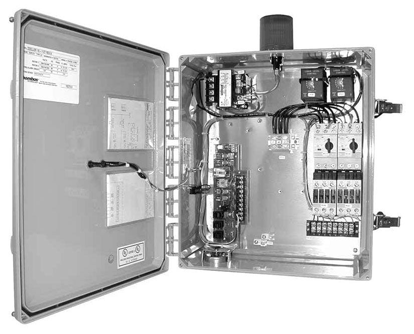 ZOELLER 10-0393 Automatic Reversing Simplex Grinder Pump Control Panel NEMA 4X