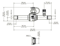 Danfoss 009G8052 Ball Valve Straightway Bi-Flow Shut-Off