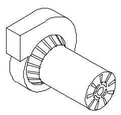 Bard 8109-002 Draft Inducer Blower for WAG Series Combination Gas/Electric Units